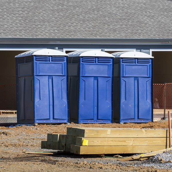 is there a specific order in which to place multiple porta potties in Belden MS